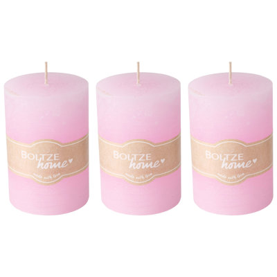 3 Piece Pillar Candle Set