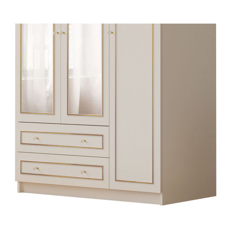 Valentino 3 Door Manufactured Wood Wardrobe