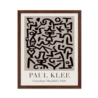 Paul Klee - Handbill des comédiens