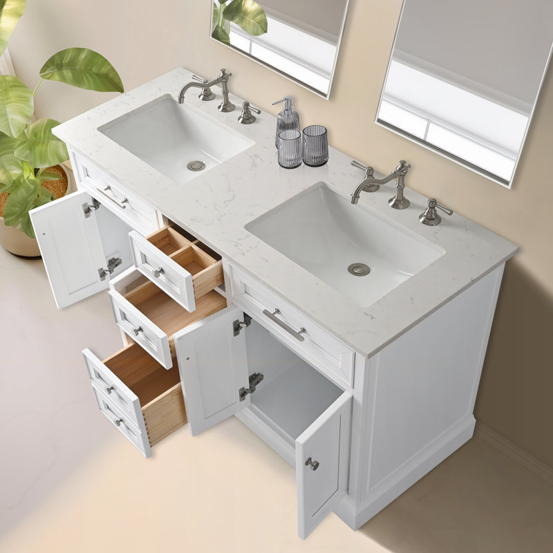 Haisley 54" W Double Vanity