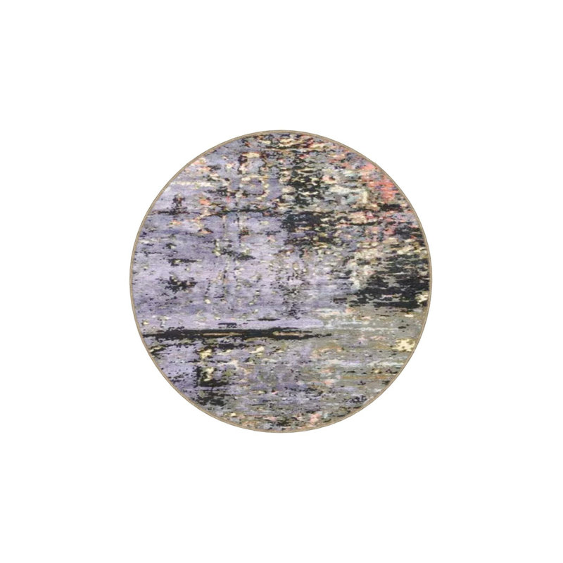 Pastel Painted Modern Decorative Machine Washable Rug, Rectangle 2'6" x 4'11" Rug Pad Included