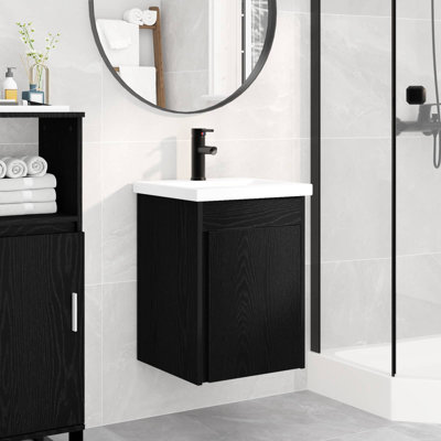 Single Bathroom Vanity with Ceramic Basin