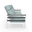 Canapé d'extérieur en métal avec coussin Sunbrella Townsend-116257287-116257281