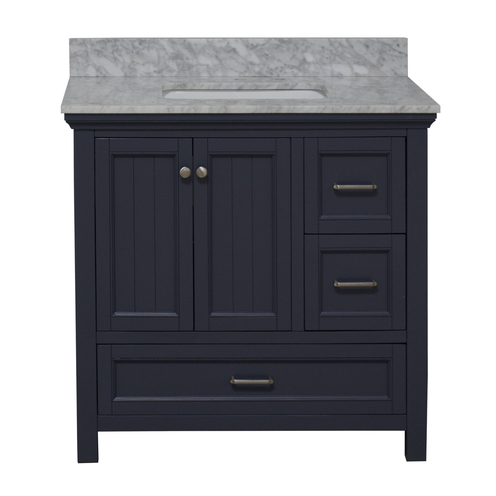 Maven 36'' Single Bathroom Vanity, Marine Gray