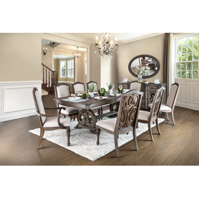 Mohall 9-Piece Extendable Dining Table Set