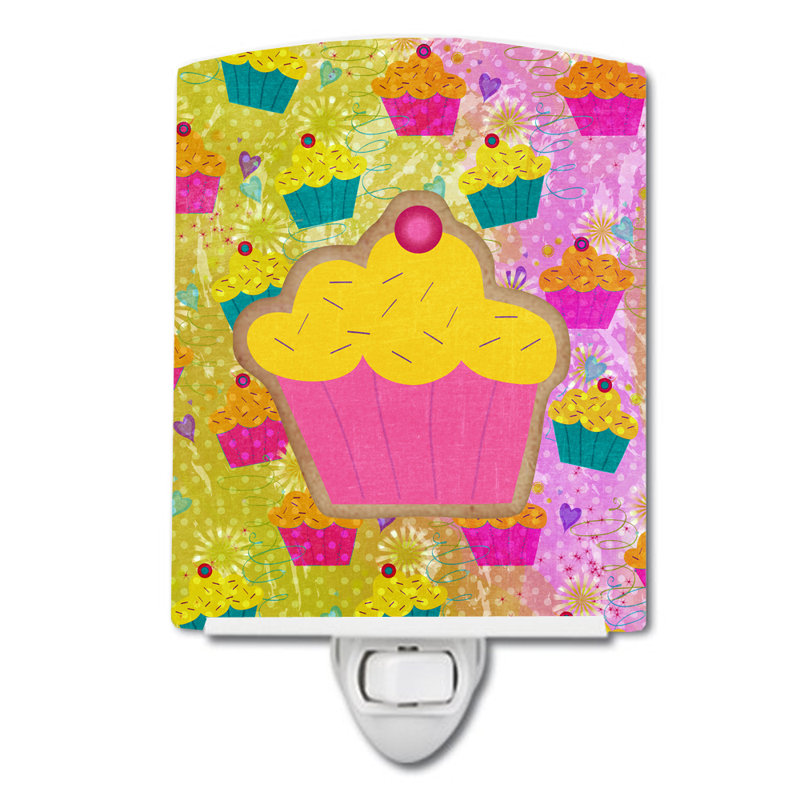 Cupcake Ceramic Night Light