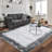Machine Washable Rugs Bordered Modern Non-Slip Low Pile Rubber Backing Indoor Area Rug for Living Room Bedroom Kitchen Dining Room-1515735933