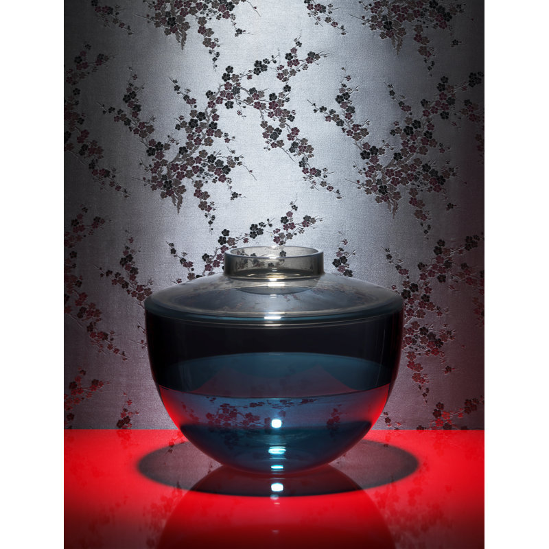 Shibuya Table Vase, Gray/Fume/Blue