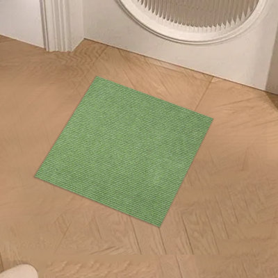 Kbndieu Bathroom Mat Rugs Patchwork Carpet DIY Glue- Floor Mat Suitable for Living Room Bathroom Kitchen 50x50cm