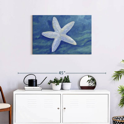 Brampt Impressions Of Shells Starfish Indigo