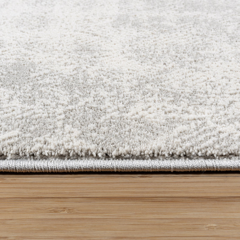 Tapis intérieur gris antidérapant Gertmenian Eden Zac, Zac gris 9 x 13
