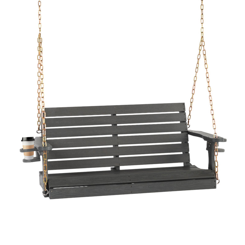 2 Person Porch Swing, Grey