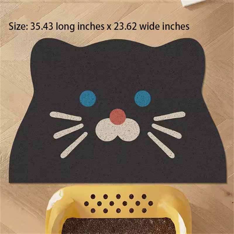Plastic Litter Mat, 35.43" H x 23.62" W x 0.11" D