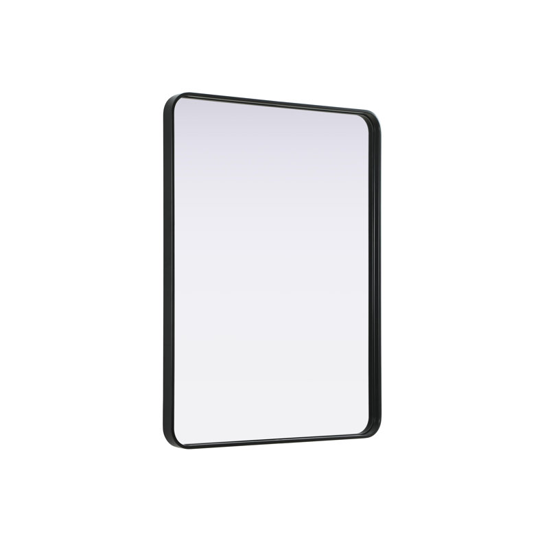 Erath Contour Metal Mirror, 40" x 30", Black