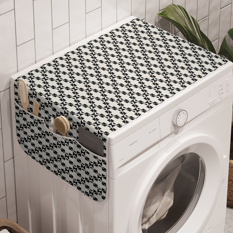 East Urban Home Geometric Washing Machine Organizer Pack of 2 47" x 18.5"