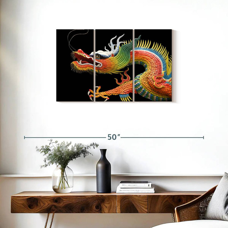 Brampt Traditional Dragon, 20" H x 33" W