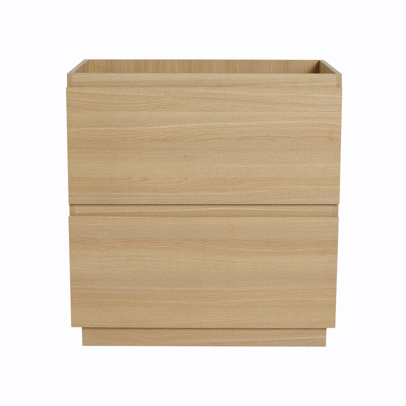 Meuble-lavabo de 30 po sans lavabo supérieur, Chêne