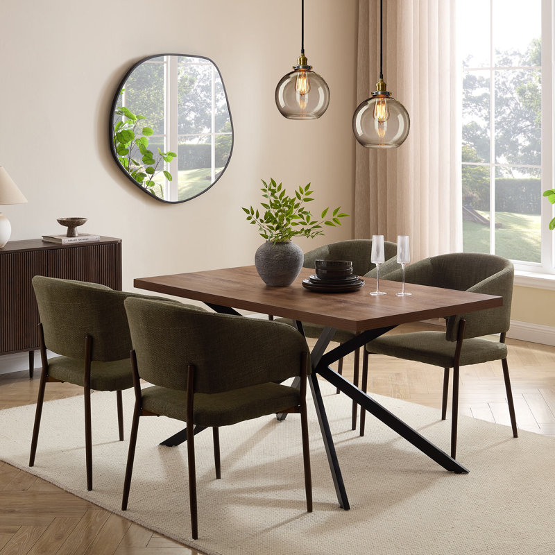 Abel Metal Base Dining Table
