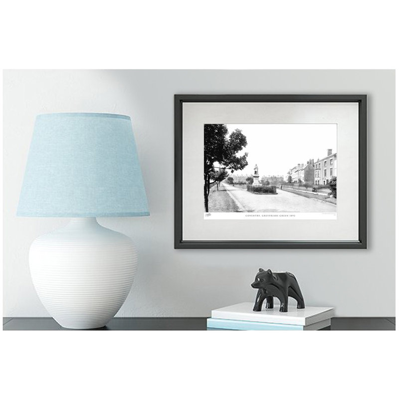 Coventry, Greyfriars 1892 - Single Picture Frame Print, 60cm H x 80cm W x 2.3cm D