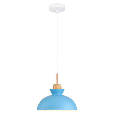 Ozma 1-Light Adjustable Aluminum Dome Pendant