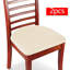 Housses de chaise de salle à manger rondes carrées amovibles pour chaise de salle à manger-367891737