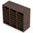 Literature Organizers, 24 Compartments Office Mailbox With Adjustable Shelves, Wood Literature Sorter 29X12x24.4 Inches For Office, Home, Classroom, Mailrooms Organization, EPA Certified, Brown-1908033734-1908033732