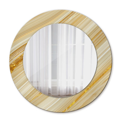 Huldar Glass Flat Wall Mirror