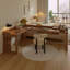 Bureau en bois massif en L noyer clair avec 1 tiroir-688747637-688747528