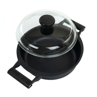 Gibson Cuisine 4 qt. Non-Stick Aluminum Round Braiser with Lid