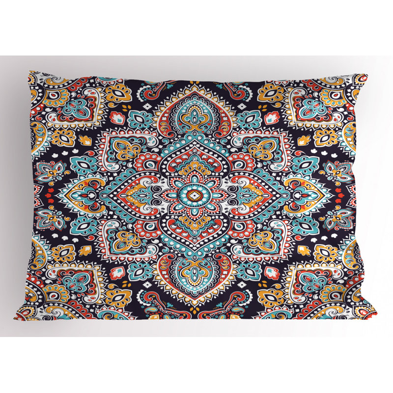 Polyester Damask Sham Set, Twin