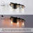 Marrina 3-Light Dimmable Black/Gold Bathroom Vanity Light-819555091
