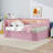Upholstered Platform Daybed With Trundle Bed, Upholstered Bed Frame With USB-643683387