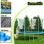 SENCHO GINSYTALIOR 14FT Round Backyard Trampoline with Safety Enclosure