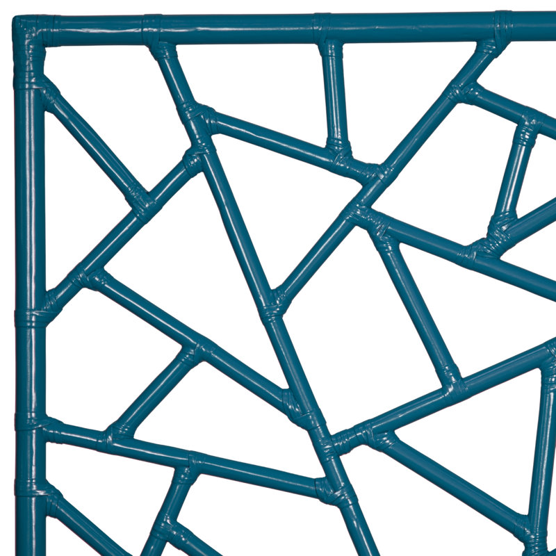 Tiffany Collection Open-Frame Headboard, Pacific Blue, Twin