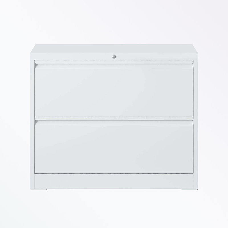 Melvena 35.43'' Wide 2 - Drawer Filing Storage Cabinet, White