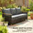 Comfort Couch Sofa,Wicker Outdoor Sofa,Deep Seat Sofa