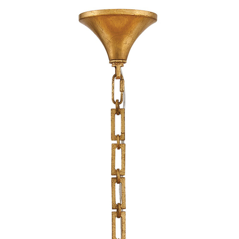 Hinkley Reina Chandelier, Distressed Brass