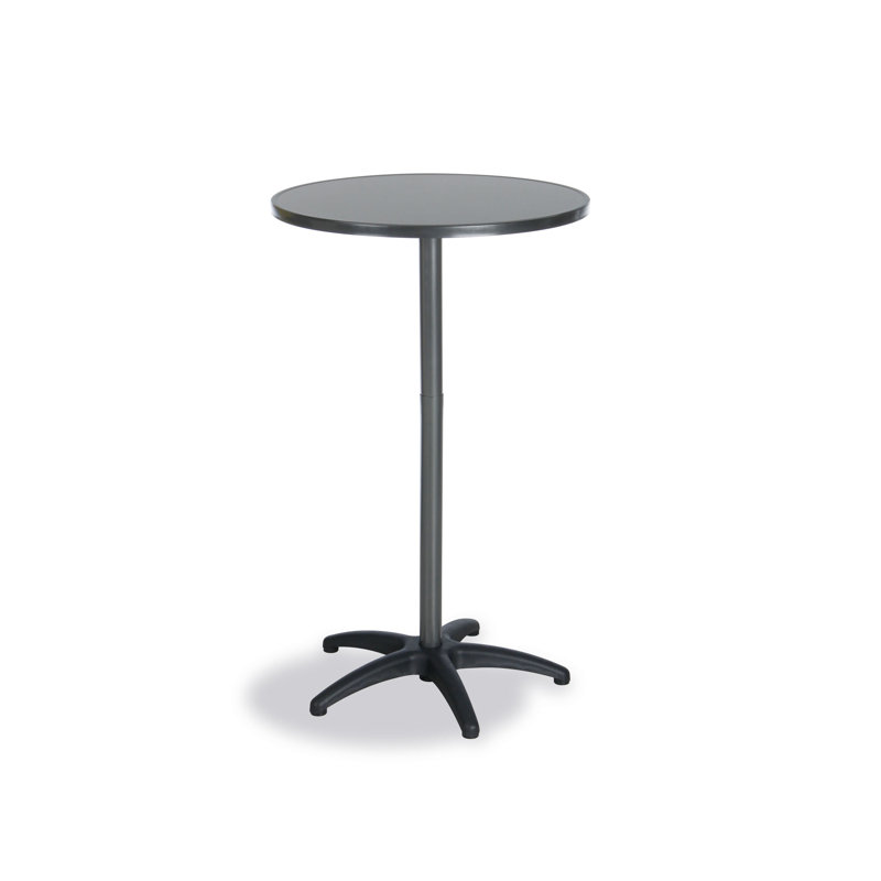 Duo Bar Table Round Adjustable 70 Cm, Anthrazite