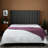 Lucid Wingback Upholstered Headboard with Tufted Channels, 56.75-Inch Height Headboard, King/California King, Dark Gray-288469922-288469931