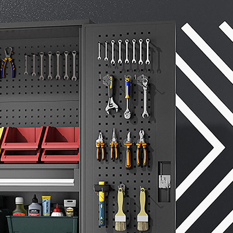 Multi-purpose Garage Lockers, Dark Gray