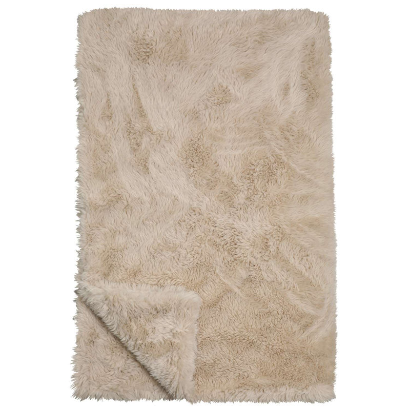 Jeté Wooded River Yakety Sand - 60x72, Crème / Ivoire
