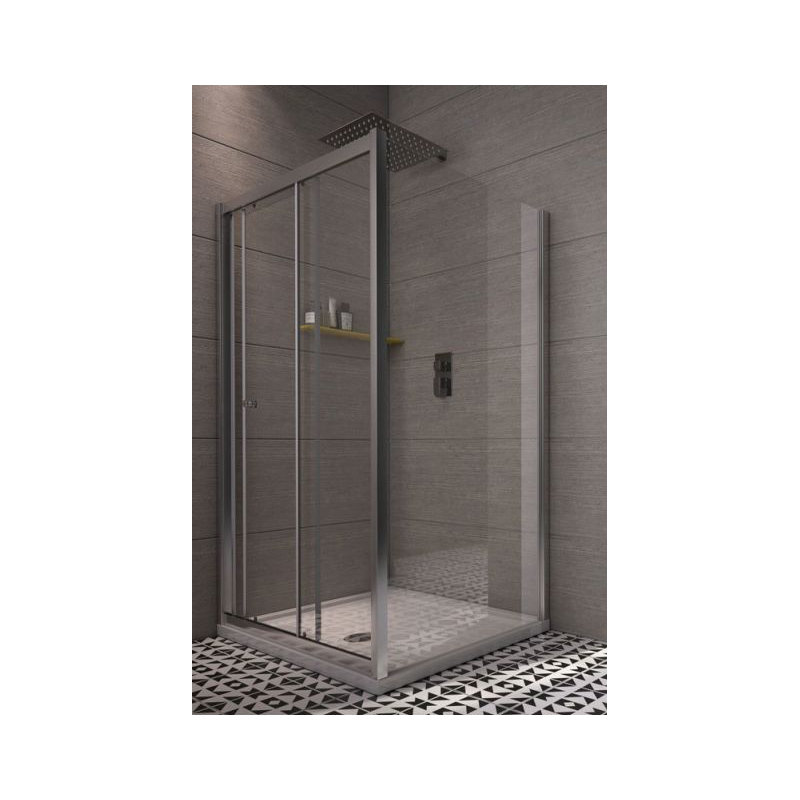 Worcester Rectangular Sliding Shower Enclosure, 185 cm H x 120 cm W x 90 cm D