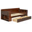 Lit de jour convertible 4 en 1 avec table d'appoint hydraulique, bureau amovible et tiroirs-230716314