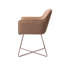 Bartly 123.19cm H Polyester Upholstered Metal Armchair-947164696-947164697