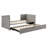 Twin Size Daybed With Pop Up Trundle-1364057691