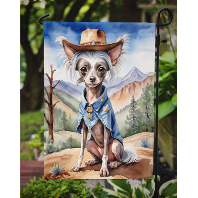 Drapeau Cowboy Welcome Garden