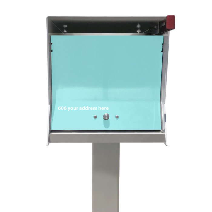 TedStuff RetroBox Post Mounted Mailbox & Reviews | Wayfair