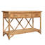 54'' Wide 3 Drawer Rattan Wood Sideboard-112619623