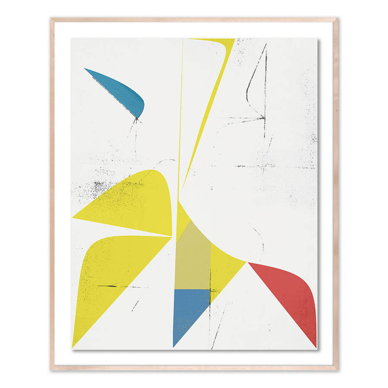 Mirbel Print by Bangbouh Studio, Natural, 60" H x 49" W x 2.5" D