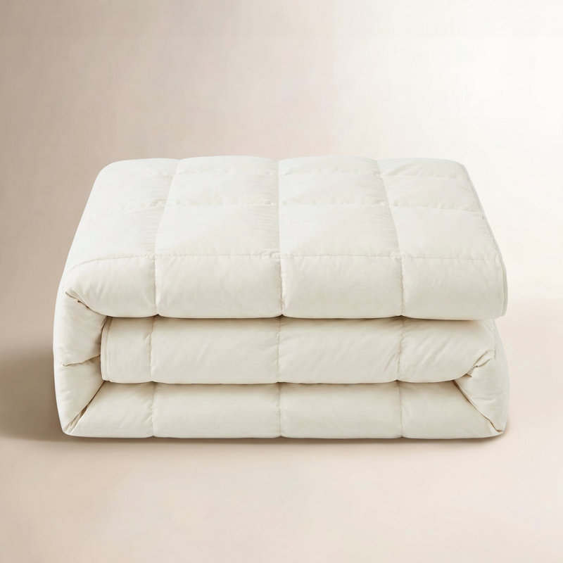  Insertion de couette en duvet synthétique toutes saisons Luxury, Édredon très grand en duvet, Ivoire ivoire
